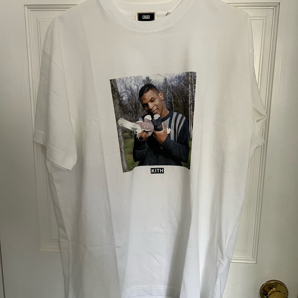 Kith x Mike Tyson White Tee with Graphic Print